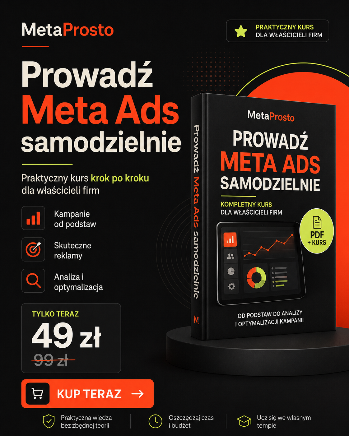 Prowadź Meta Ads samodzielnie - praktyczny kurs dla właścicieli firm